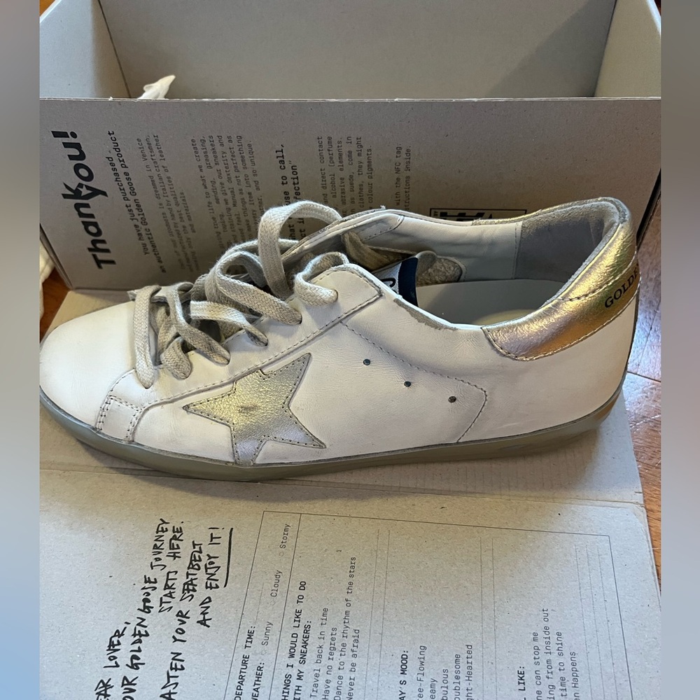Golden Goose SUPER-STAR CLASSIC white and gold - Picture 9 of 15